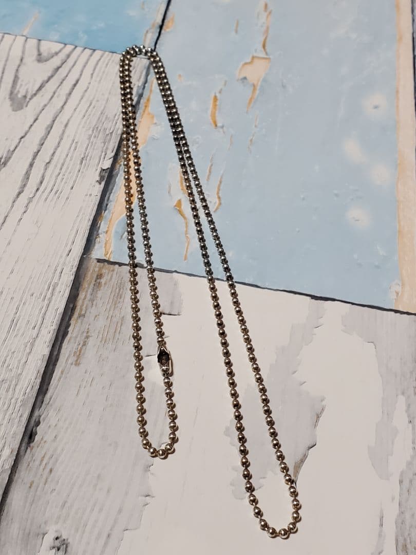 ダ*」様 (新品,正規品)クロムハーツ ボールチェーン 30インチ