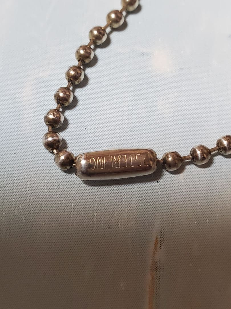 ダ*」様 (新品,正規品)クロムハーツ ボールチェーン 30インチ