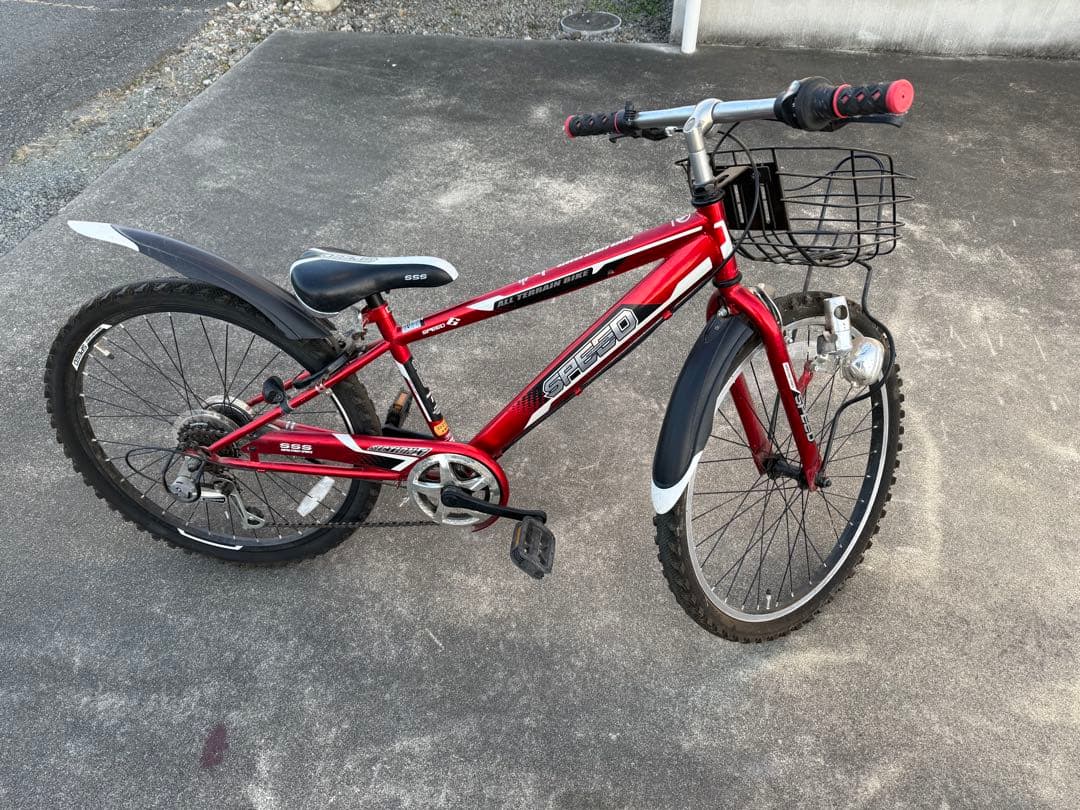 【直接引き渡し限定群馬】24インチ　マウンテンバイクASAHIシマノ６段変速ギア