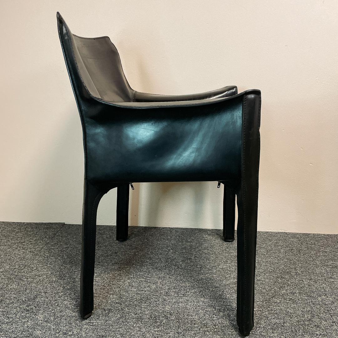 希少　名作　Cassina　カッシーナ 413 CAB　ブラック