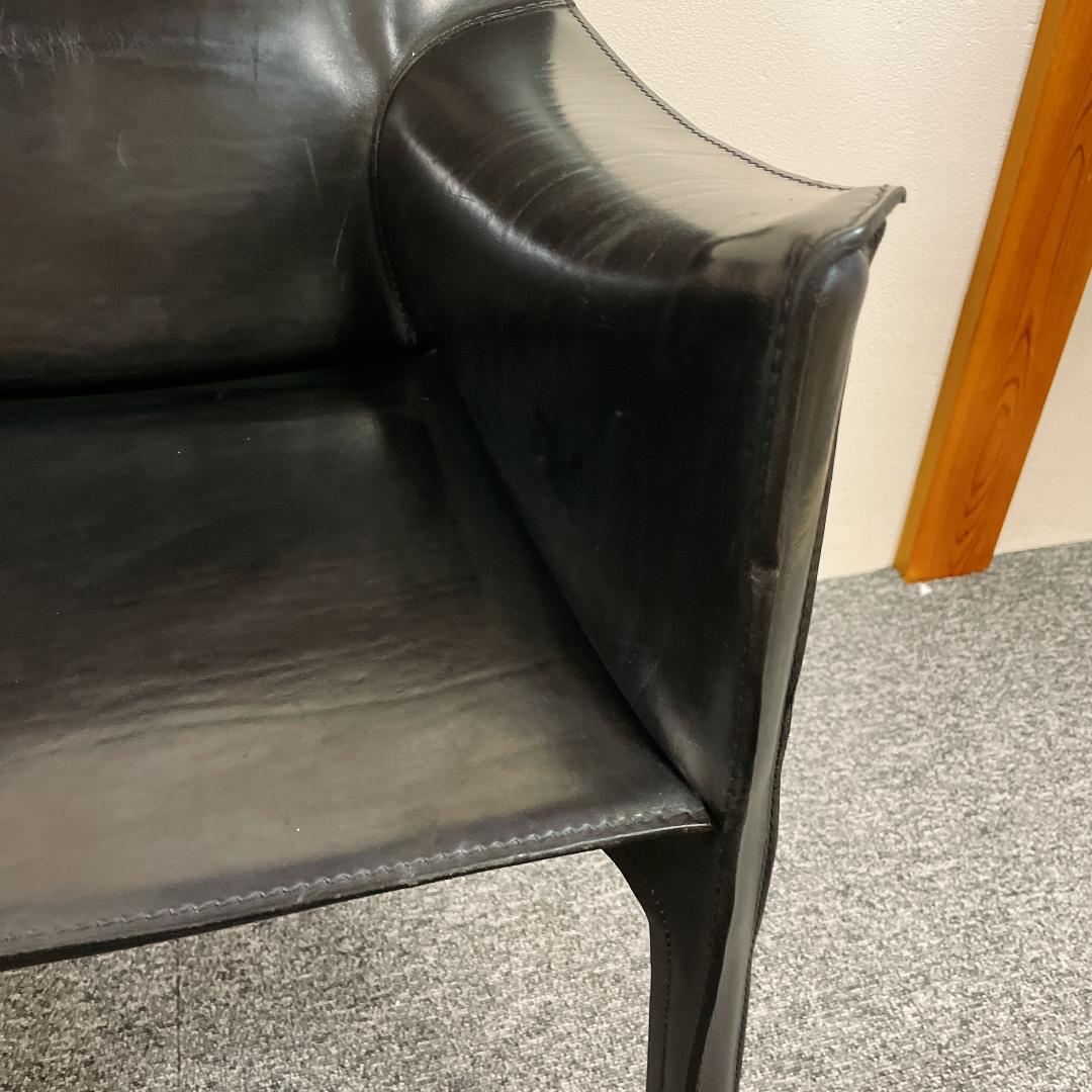 希少　名作　Cassina　カッシーナ 413 CAB　ブラック