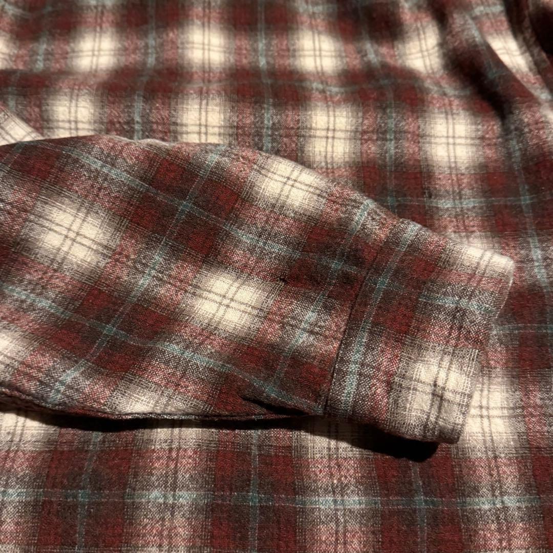 70s pendleton ボードシャツ　オンブレ　ビッグサイズ