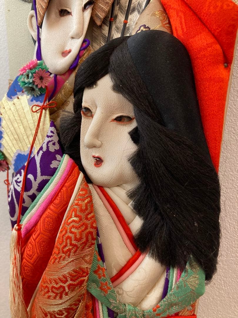 《木箱あり》　御羽子板　高級　押絵羽子板　　昭和レトロ　民芸品　日本　伝統