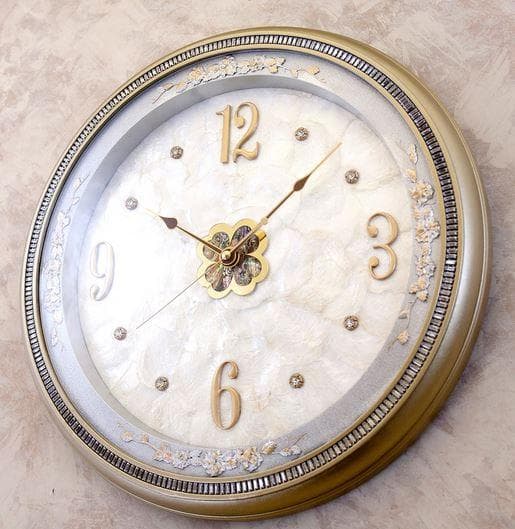 壁掛け時計 ウォールクロック ロシェル シルバー LS-B8599