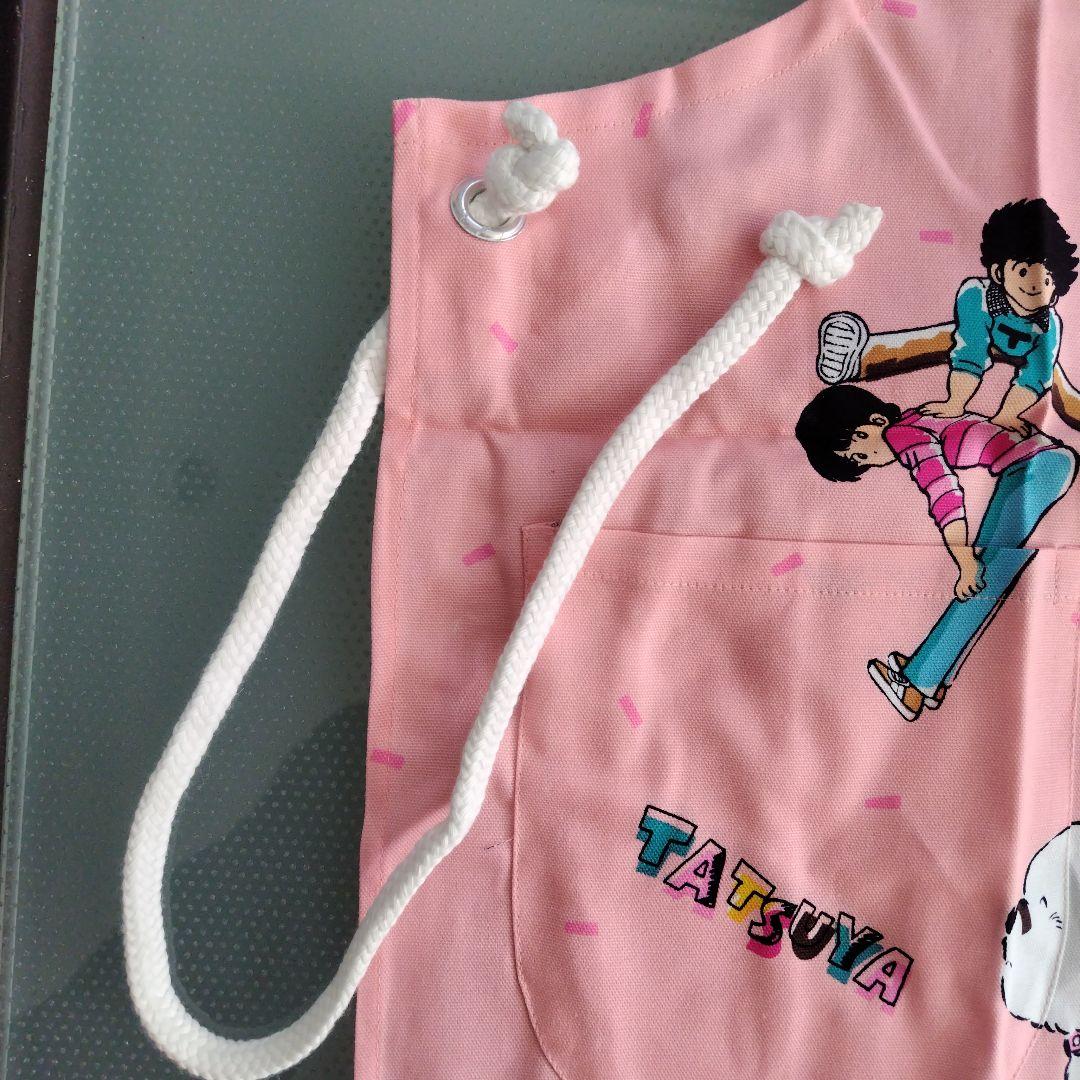 レア タグ付き未使用極美品！小学館 東宝 タッチ 朝倉南 エプロン ピンク