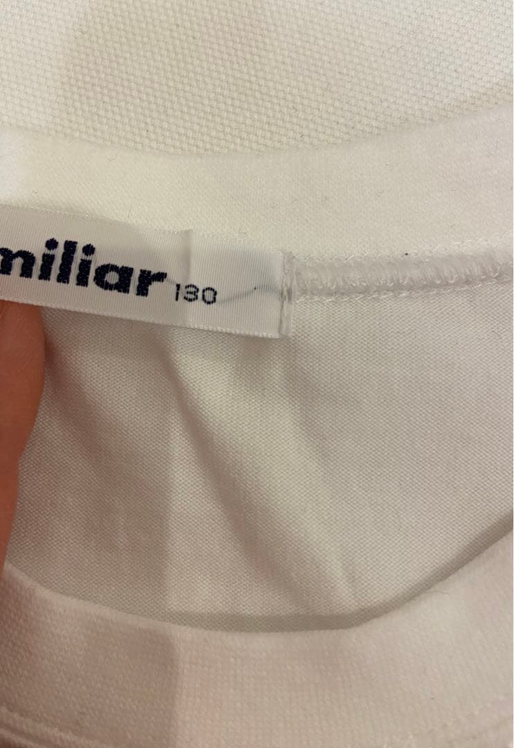 【美品】ファミリア　上下セット130センチ