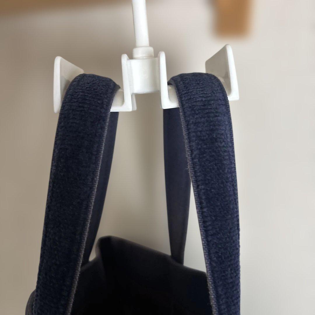 FEILER オールドテディ ワッペントートバッグ ネイビー L