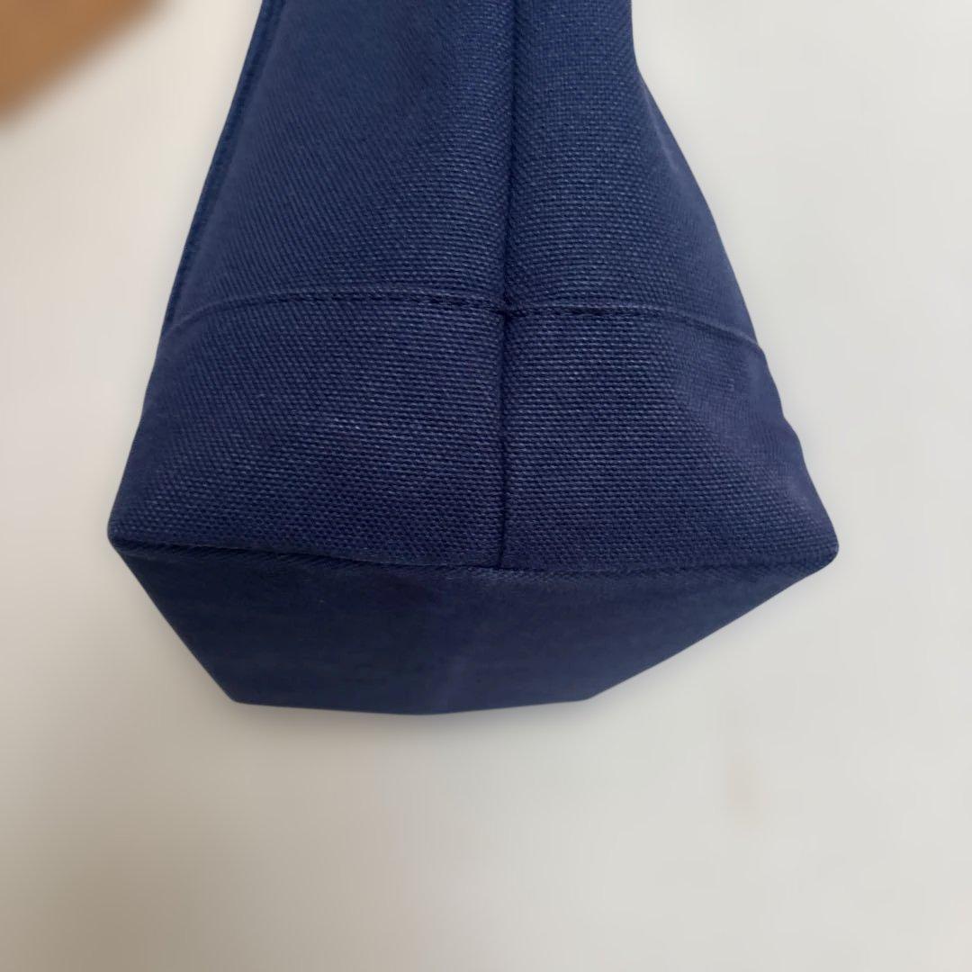 FEILER オールドテディ ワッペントートバッグ ネイビー L