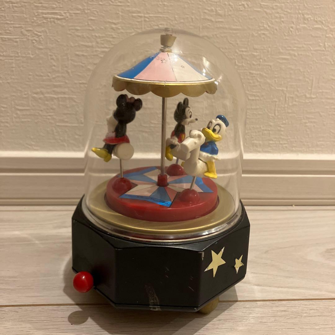 オルゴール　ディズニーキャラクター　　日本製　ジャンク