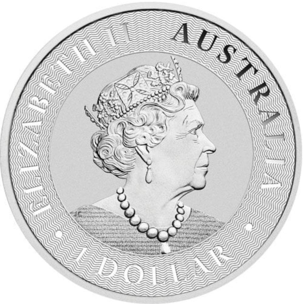 2021年 オーストラリアンカンガルー銀貨 1ドル １オンス クリアケース付