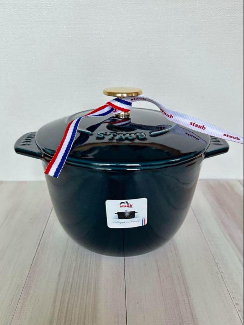 【新品未使用】 ストウブ ココット de GOHAN ラメール M ゴハン