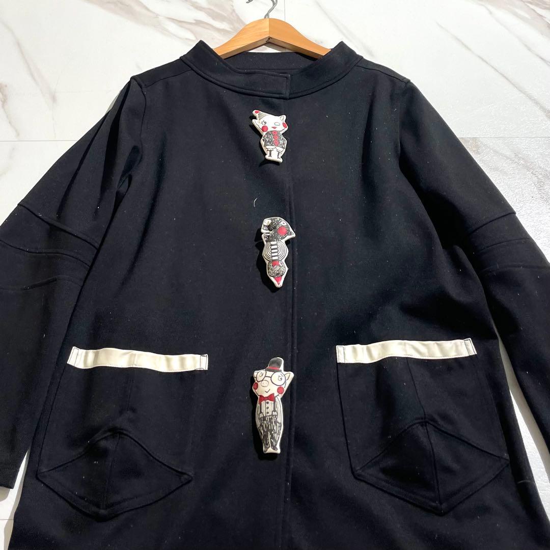 入手困難✨ アルベロベロ ぬいぐるみ ロングコート レディース ブラック