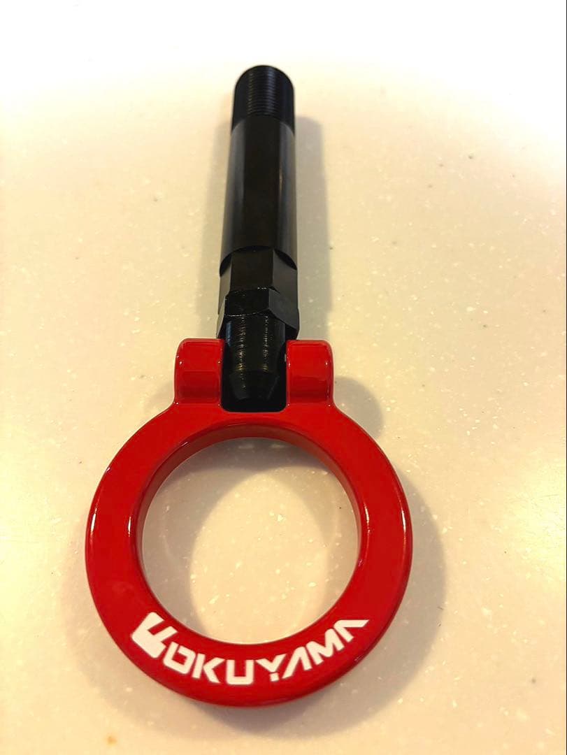 OKUYAMA トーイングフック レッド/ブラック