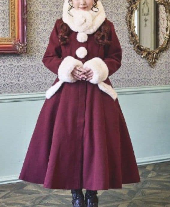 しまむら　くる実　ノエル・ド・メモワール 　　コート　ティペット　L