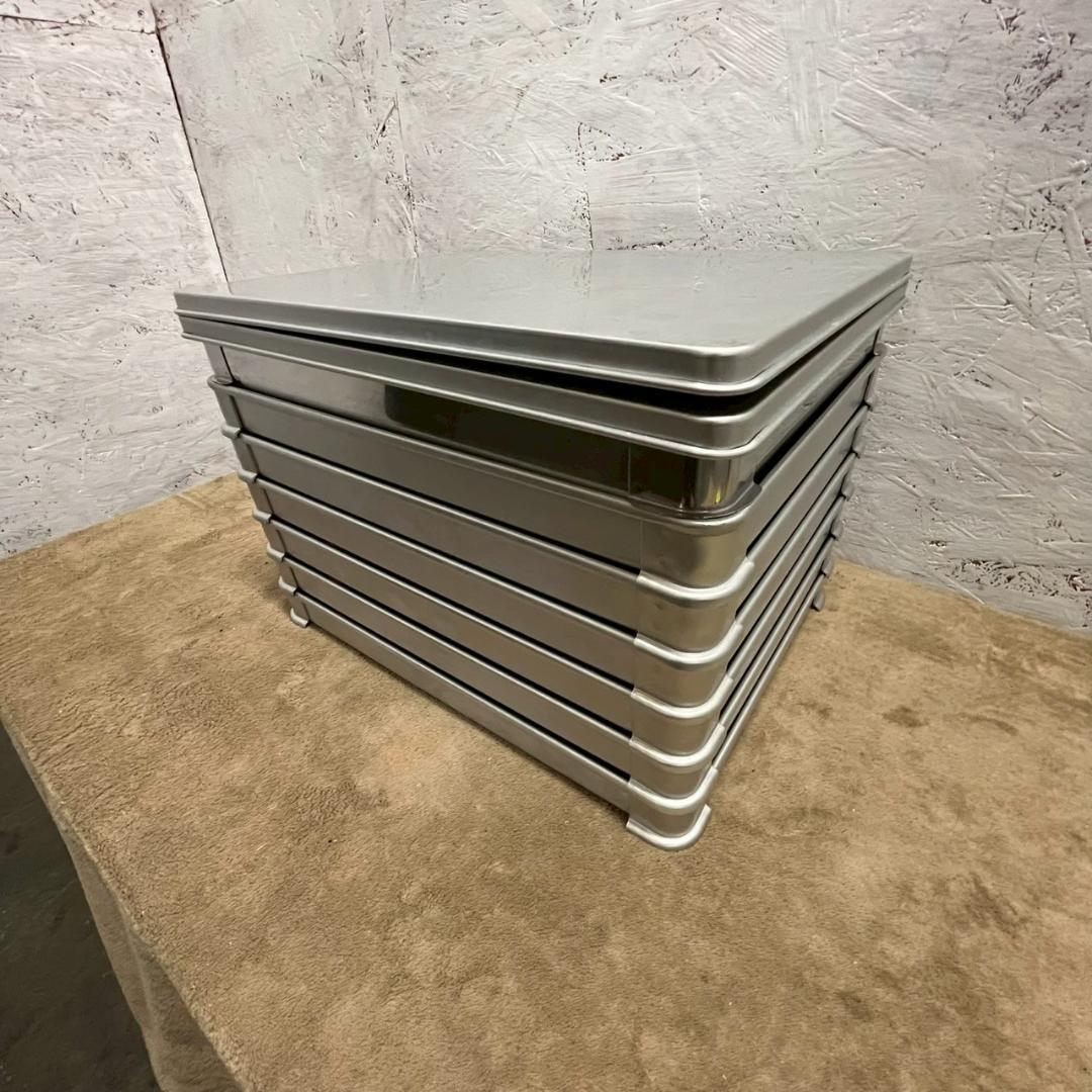 EBM アルミ製 バット 大 40 400×300×40 6個セット Y1440