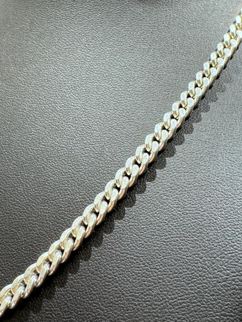 美品★シルバー925 喜平ネックレス 約50㎝ 約38.3g 幅約5.3㎜ (1