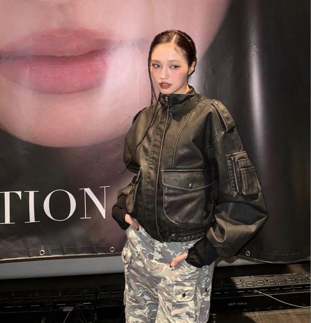 【値下げ×】laguagem × seira ライダースジャケット