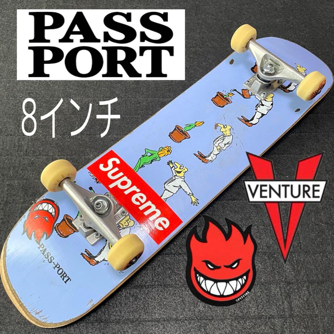 パスポート　スケートボード　スケボー　スピットファイア　ベンチャー　8インチ