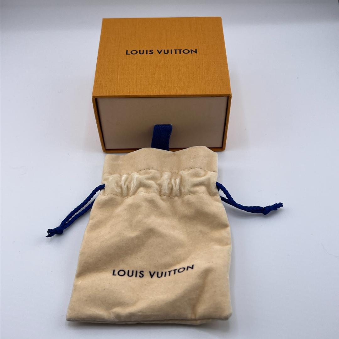 BASEルイヴィトン フープ ピアス モノグラム チェーン シルバー