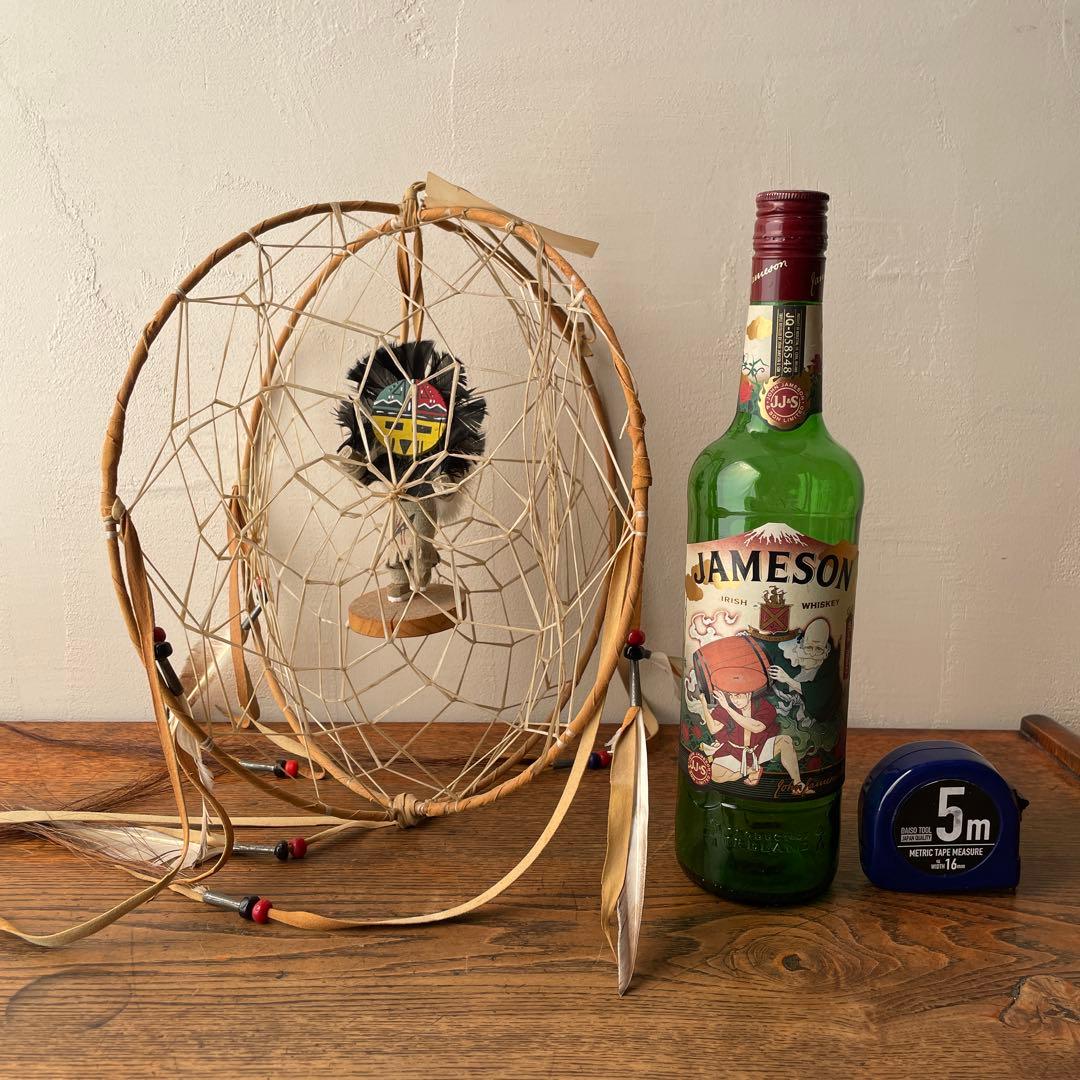 ネイティブアメリカン　ホピ族　カチナドール　サンフェイス　ドリームキャッチャー