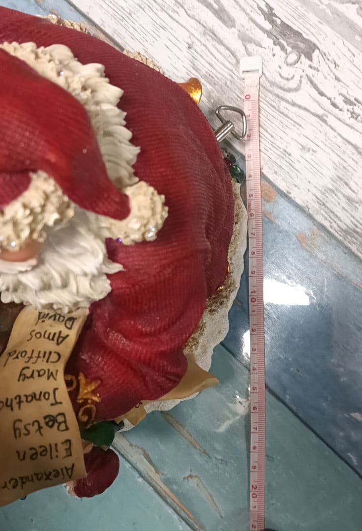 希少レア品　ヴィンテージ　クリスマス　特大　オルゴール　サンタ　 スノードーム