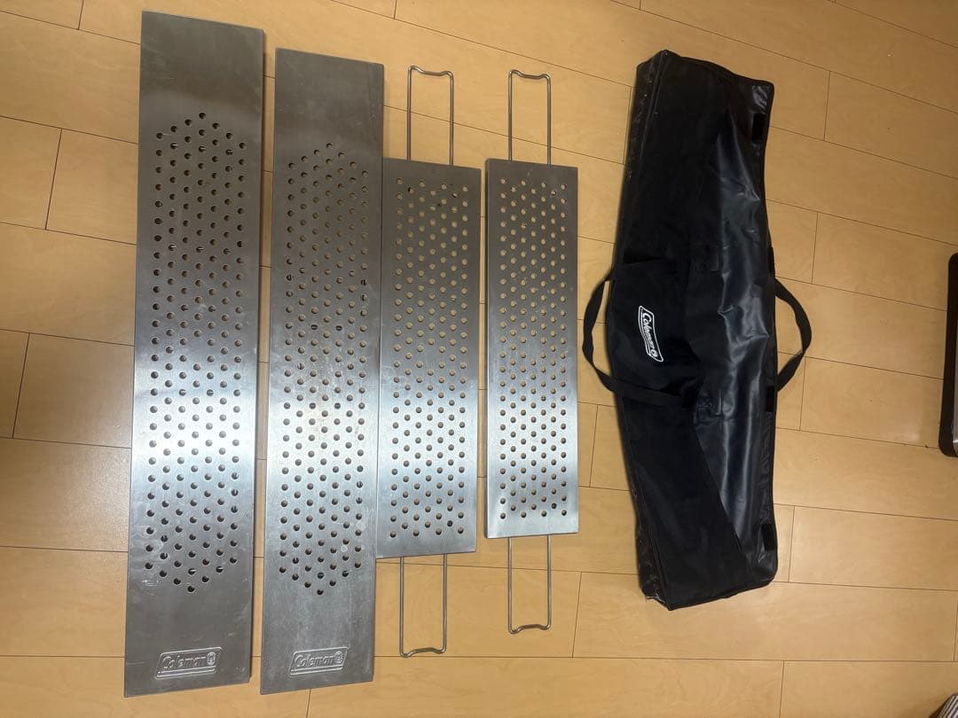 コールマン　セット売り　焚き火　ケトル　トライ　ファイヤープレイステーブル