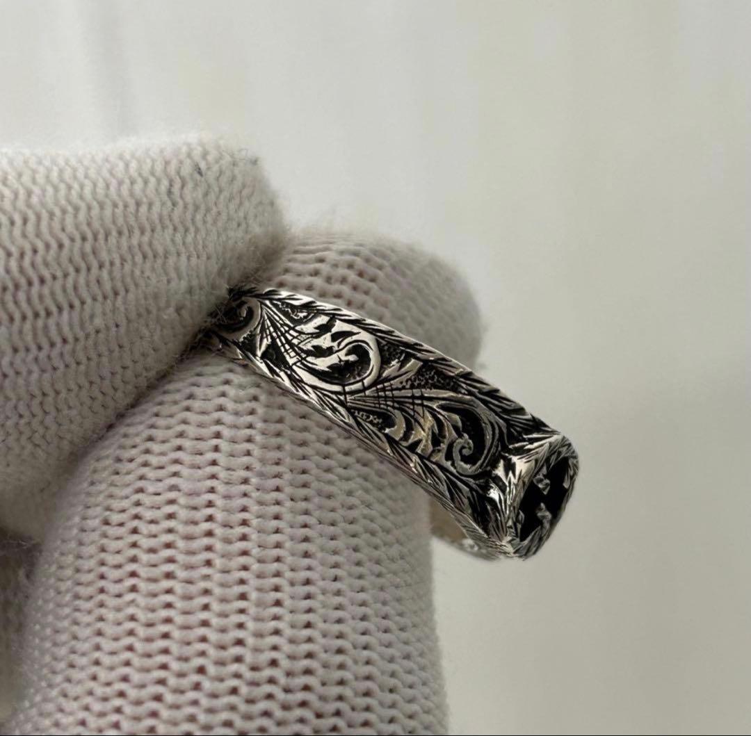 GUCCI グッチ インターロッキング アラベスク リング シルバー925