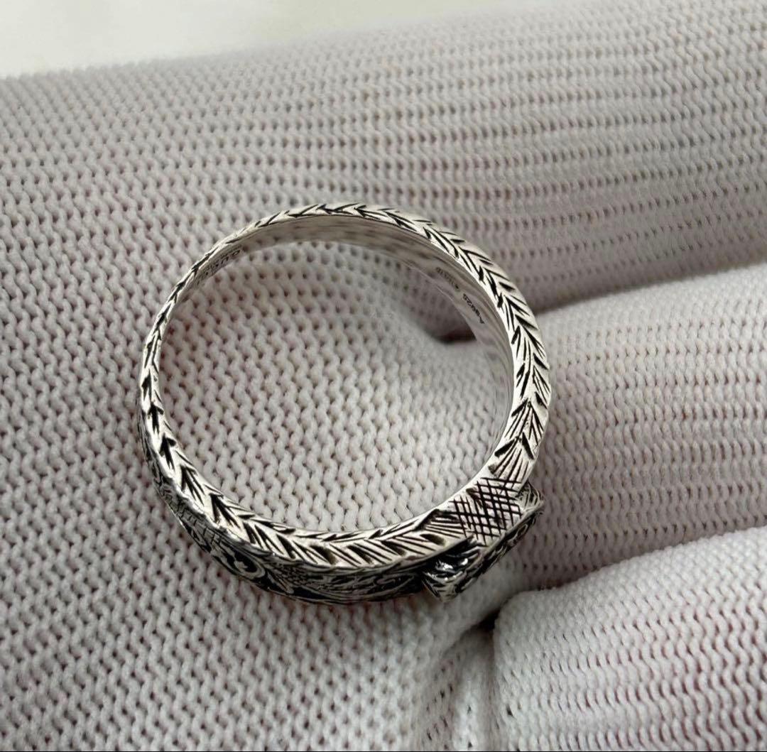 GUCCI グッチ インターロッキング アラベスク リング シルバー925