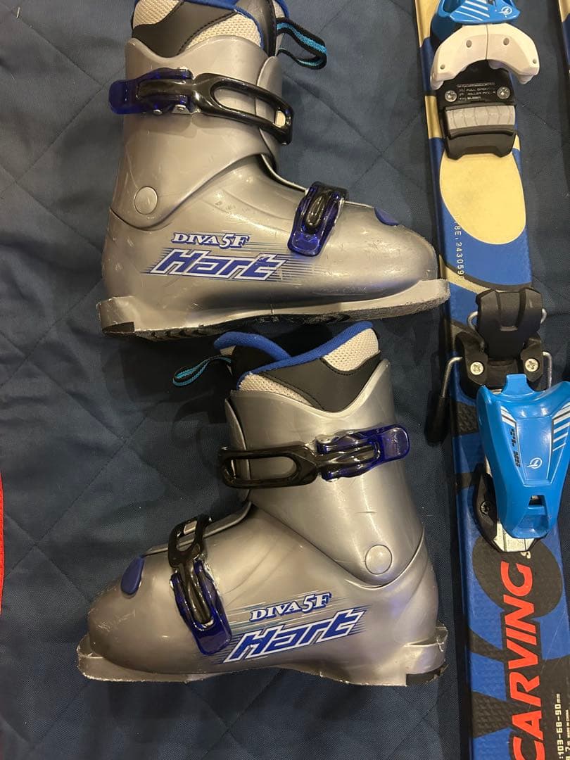 120 130 子供 スキーセット ジュニアスキー carving