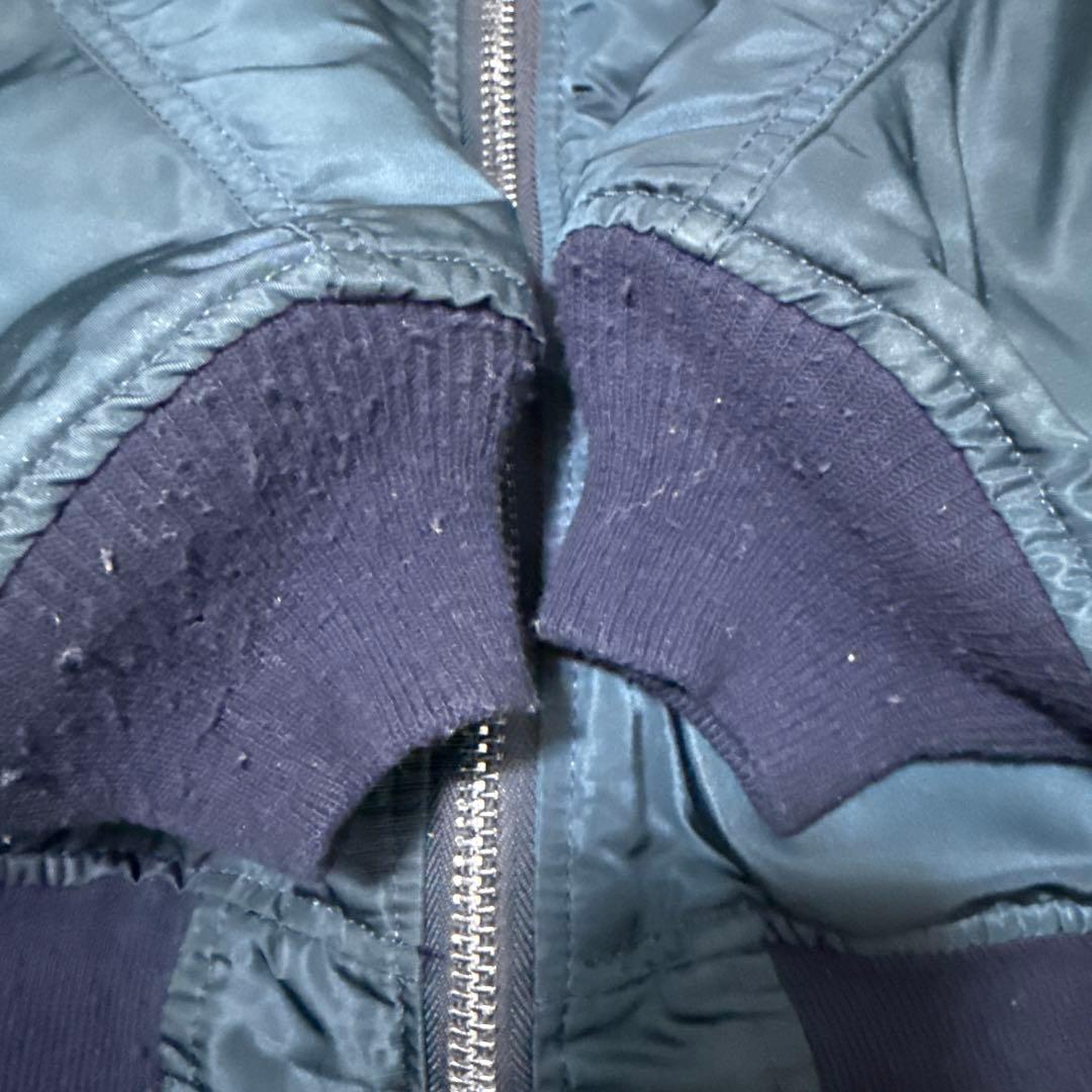 ジャケット・アウター ALPHA MA-1 90s made in usa navy L