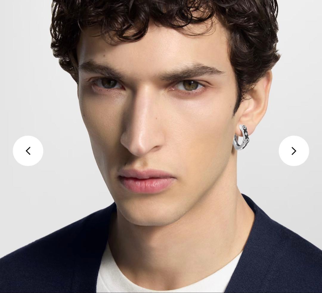 Louis Vuitton シルバー ピアス(片耳用) 新品未使用品　正規品