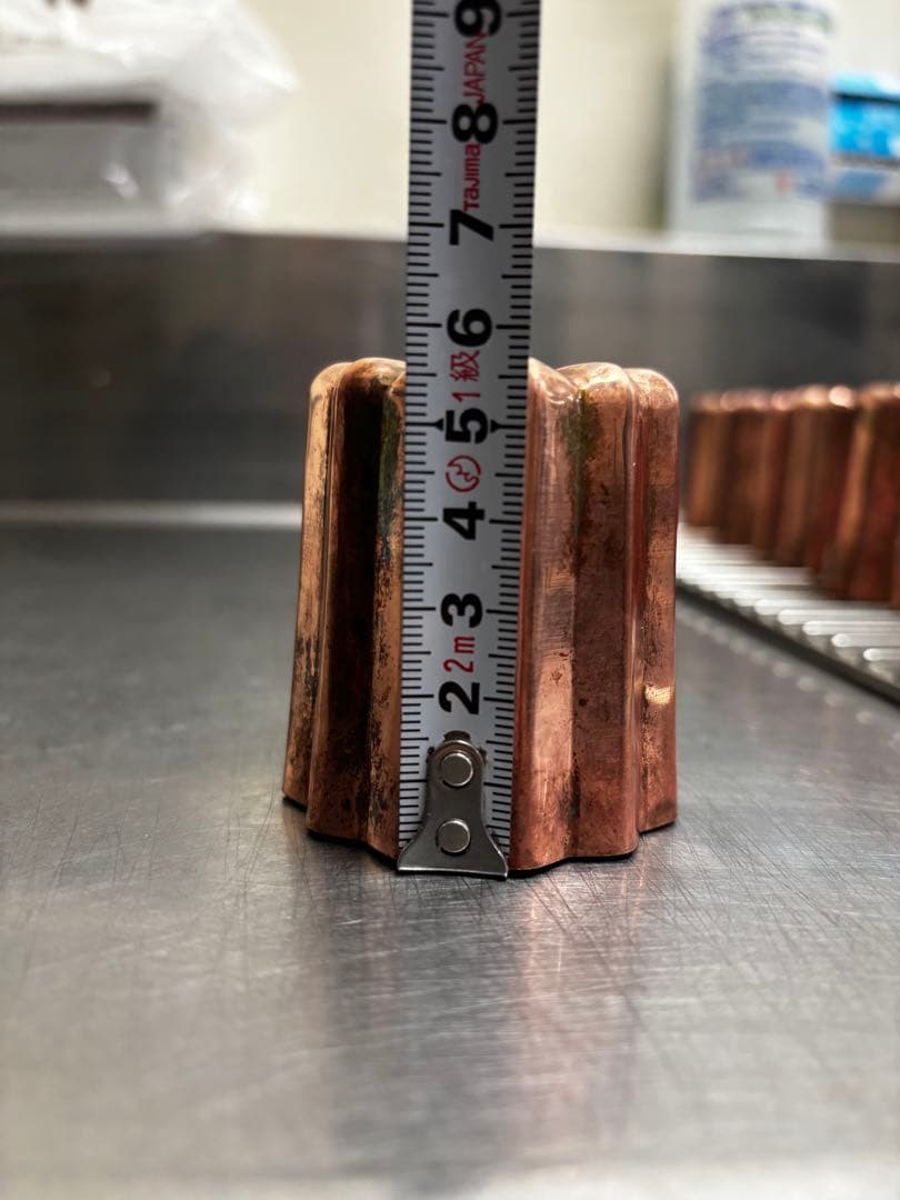 カヌレ型 銅　10個　【camy】