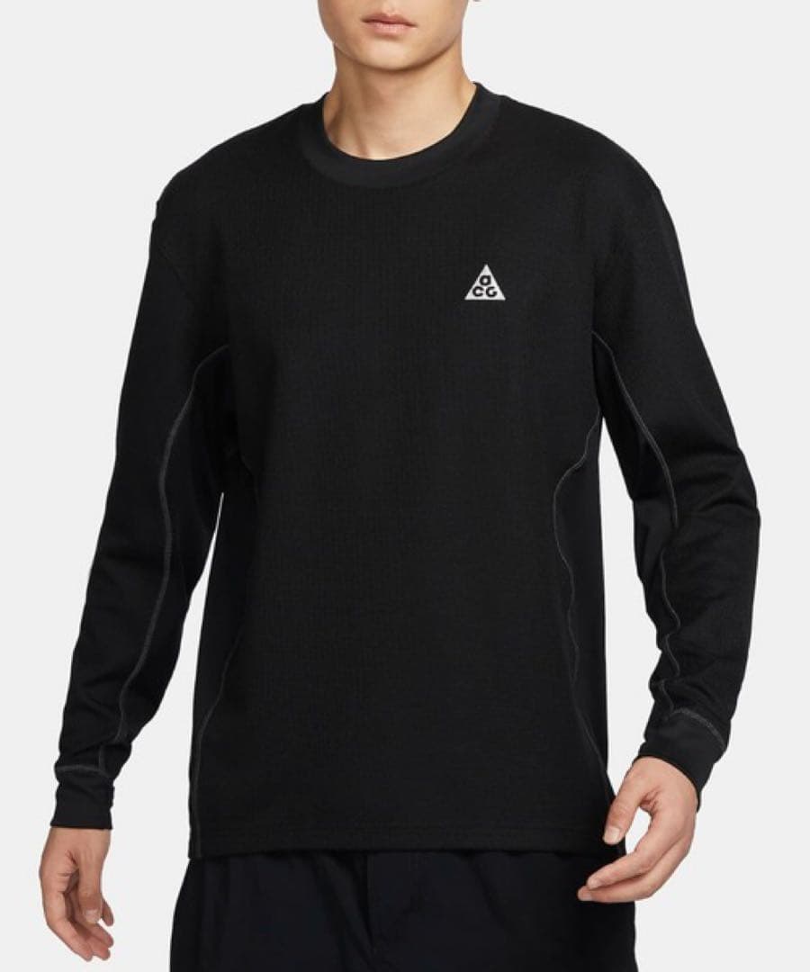 Nike ACG ブラック ロングスリーブ Tシャツ