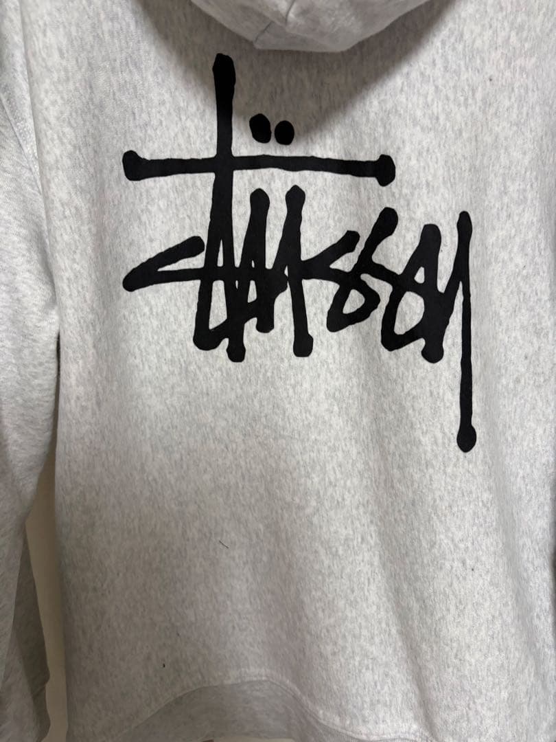 Stussy グレー パーカー サイズs 正規品