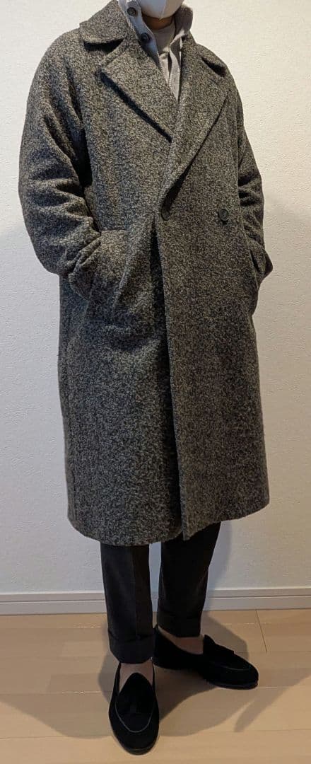 Hevo イーヴォ BRINDISI ダブルブレストコート チェスターコート