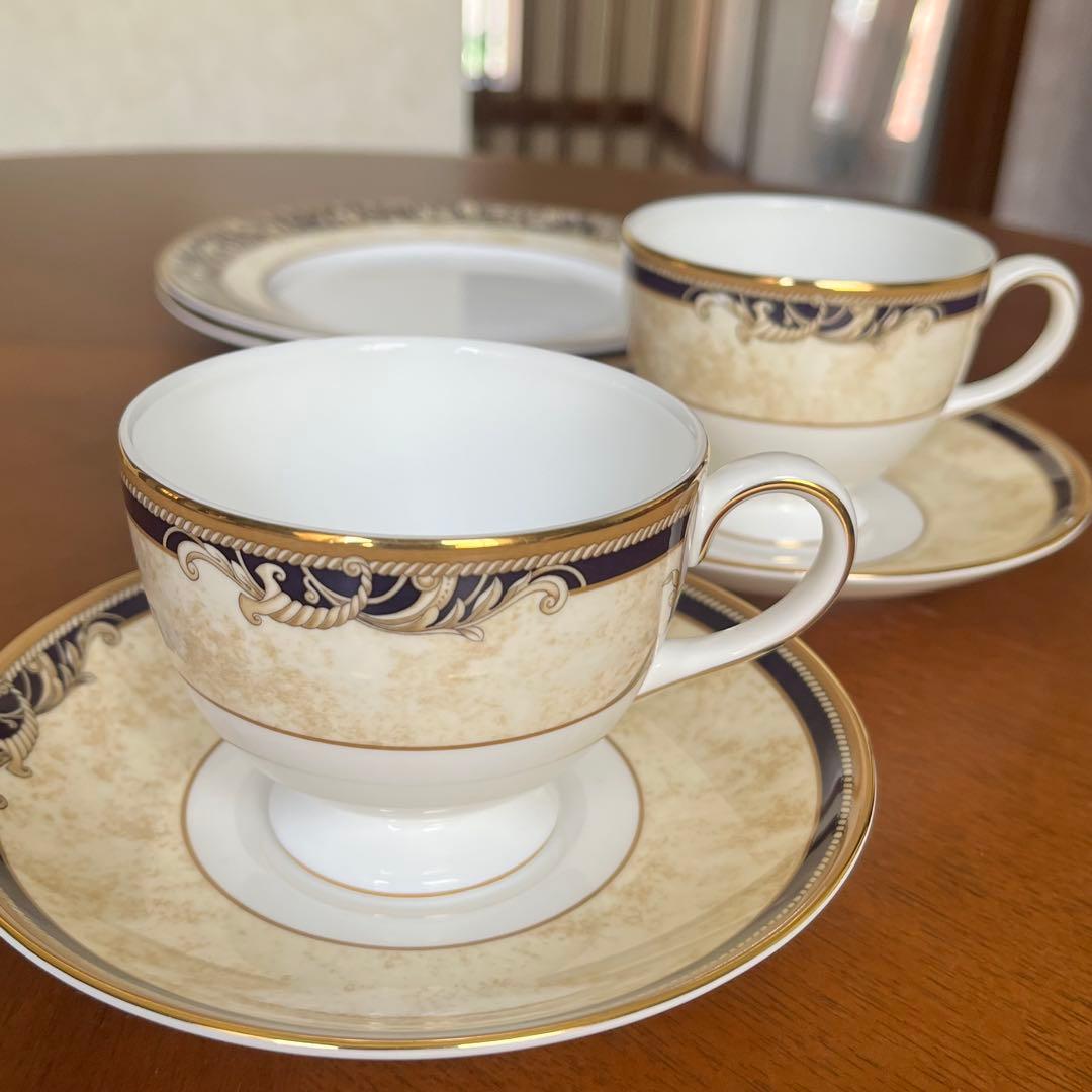 【美品】英国製　ウェッジウッド★コーヌコピア★トリオ　ペア