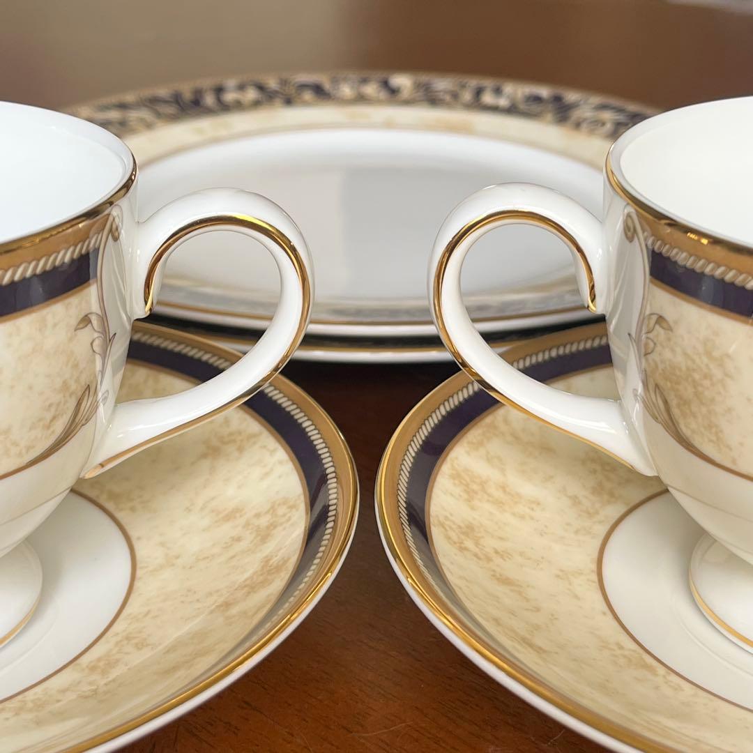 【美品】英国製　ウェッジウッド★コーヌコピア★トリオ　ペア