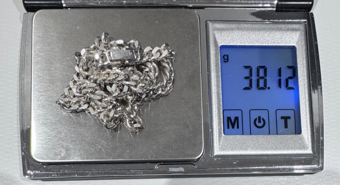 【美品】シルバー925 喜平ネックレス 約50㎝ 約38.1g (2)