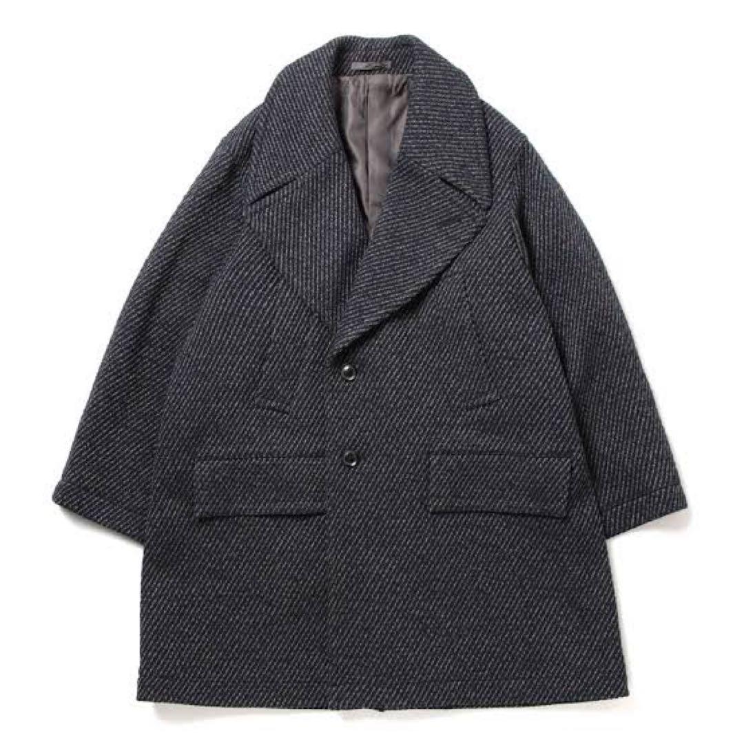 ジャケット・アウター YOKE DOUBLE BREASTED HALF COAT 23AW 2