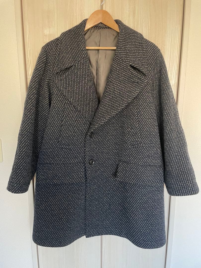 ジャケット・アウター YOKE DOUBLE BREASTED HALF COAT 23AW 2