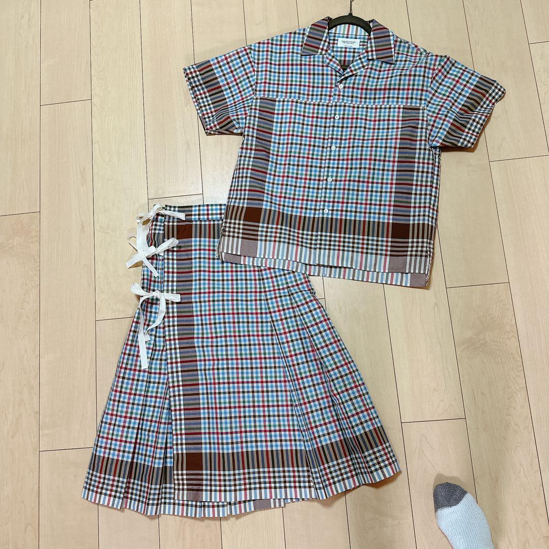 beautiful people シャツ／スカート　セットアップ