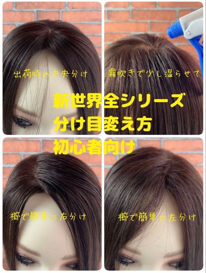 人毛100%　ウィッグ　新世界ご愛用リピーター様割引上限2500円適用専用ページ
