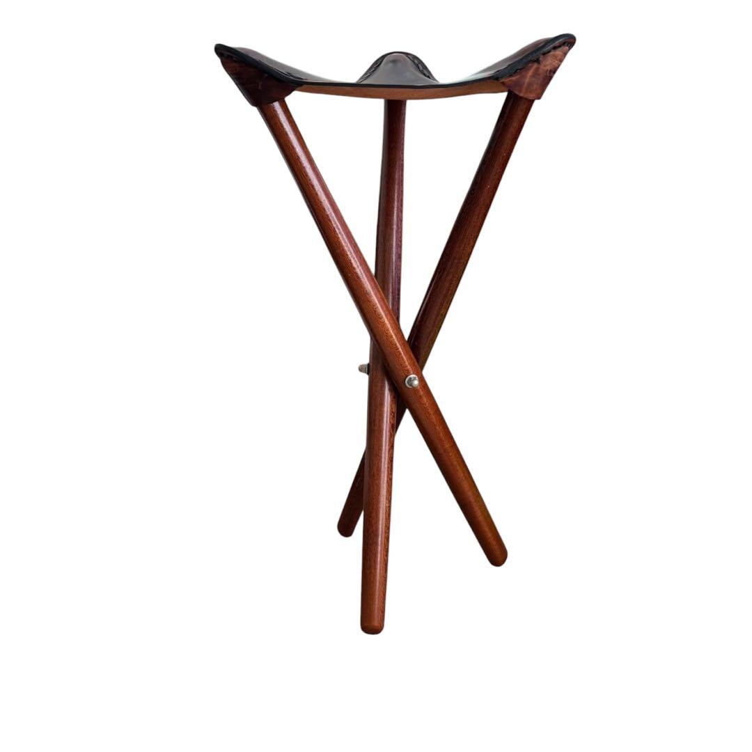 ヴィンテージ 本革 ハンティングチェア