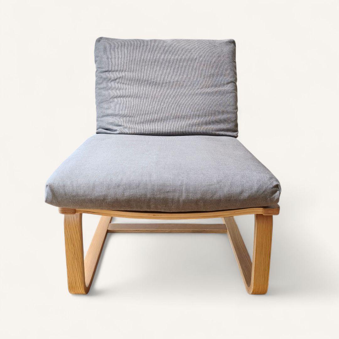 MUJI 無印良品 リビングでもダイニングでもつかえるソファチェア オーク材