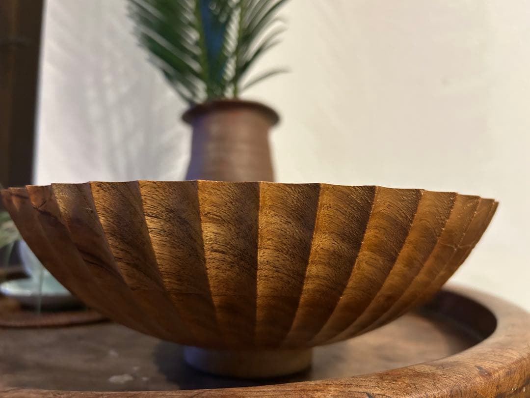 新品、未使用 海外　天然100% 特大　 ボウル　鉢