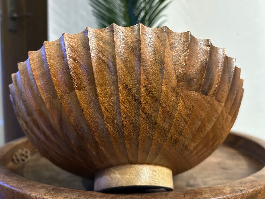 新品、未使用 海外　天然100% 特大　 ボウル　鉢