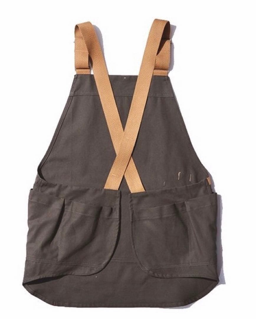 BiB エプロン　ワークエプロン　キャンプ　ボタナイズ