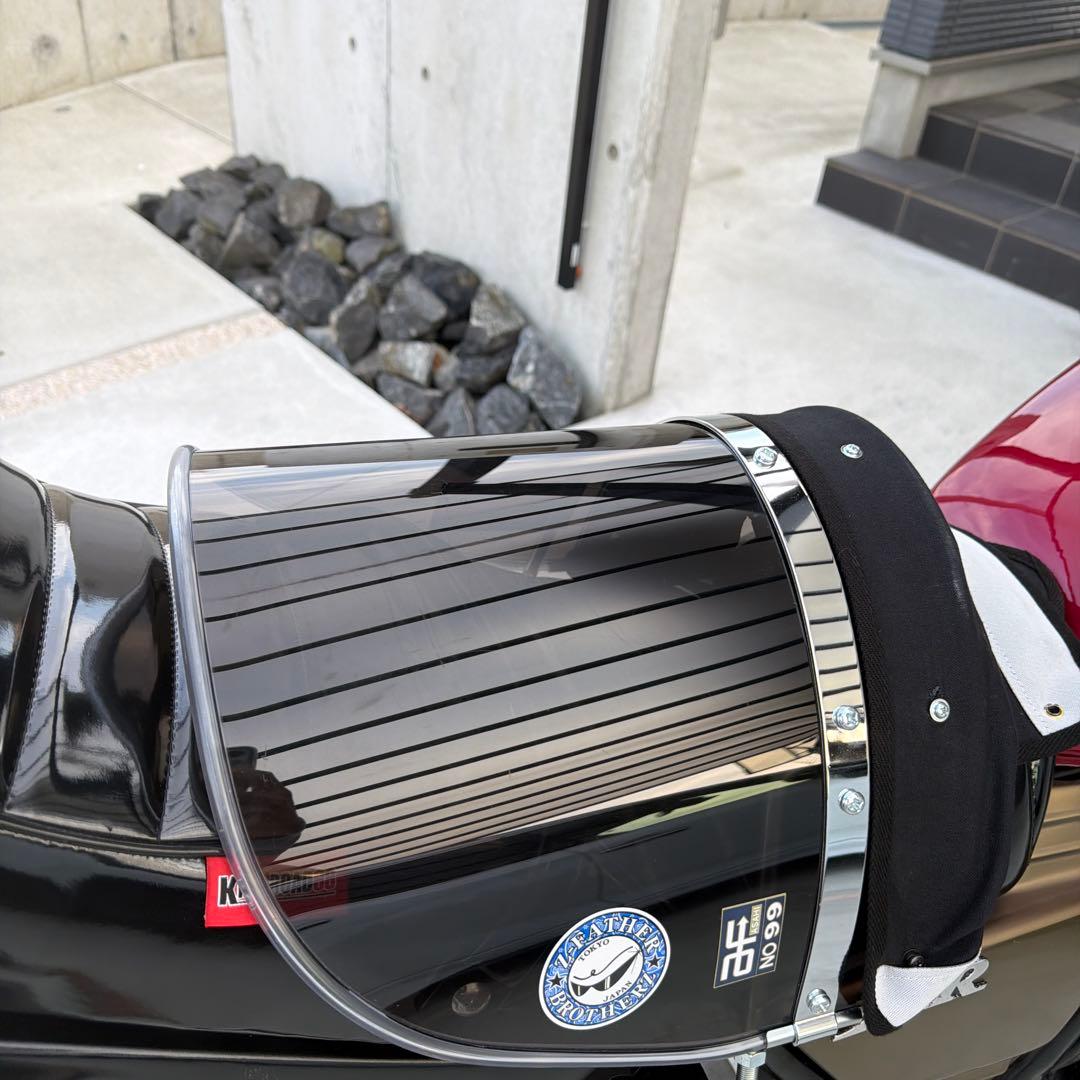 旭風防　新幹線風防　スモーク風防　黒布タレ