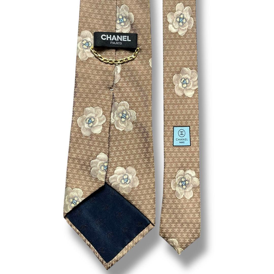 美品 CHANEL シャネル ネクタイ ココマーク シルク 結婚式 成人式 人気