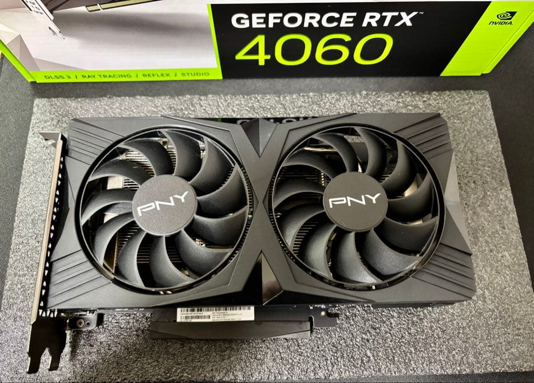 グラフィックボード・グラボ・ビデオカード PNY GeForce RTX4060 8GB